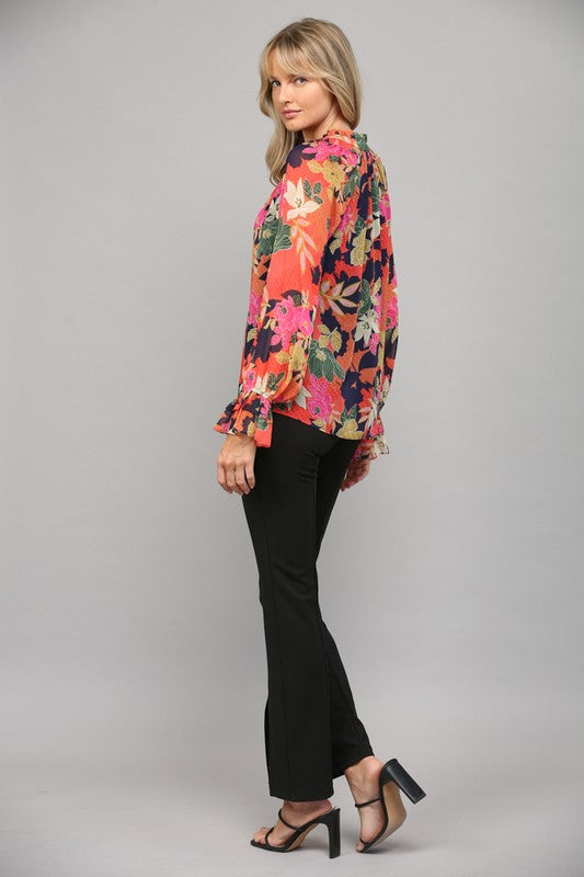 Feeling the Love Ruffle Blouse