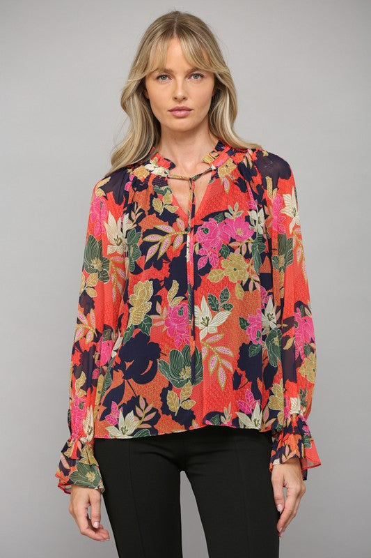 Feeling the Love Ruffle Blouse