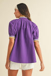 Geaux Tigers High Neck Top