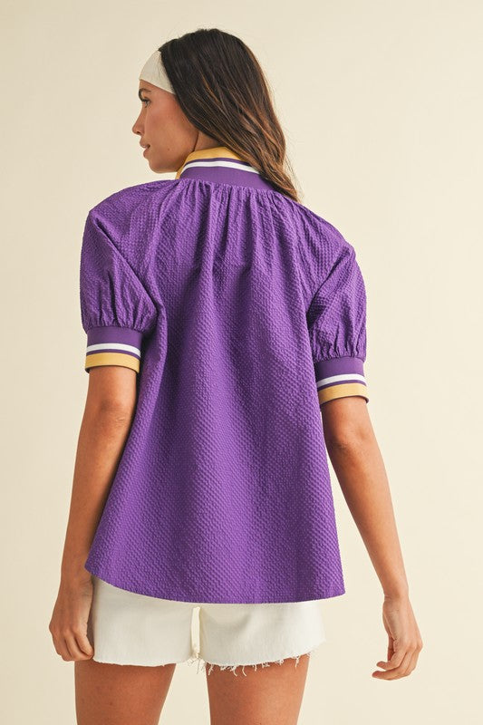 Geaux Tigers High Neck Top