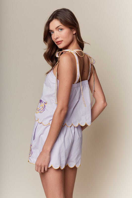 Game Day Tiger Spirit Embroidered Bottom