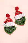 Christmas Beaded Earrings