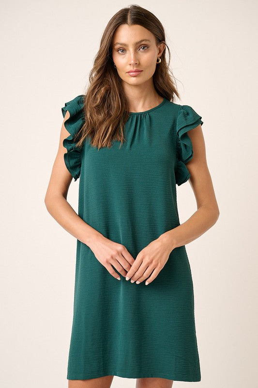 Forever Green Woven Dress