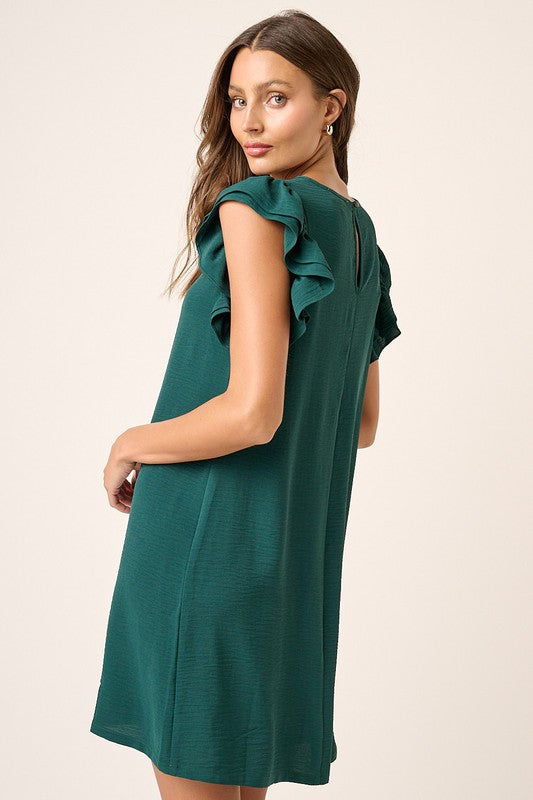 Forever Green Woven Dress