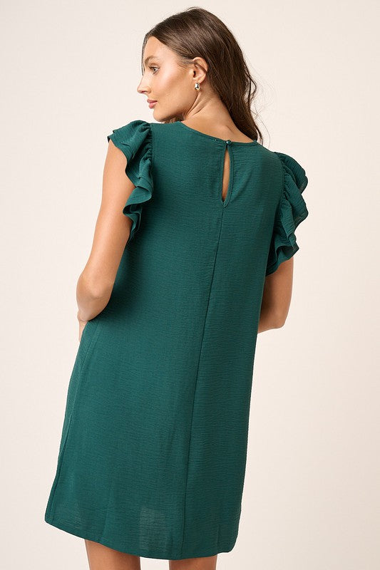 Forever Green Woven Dress