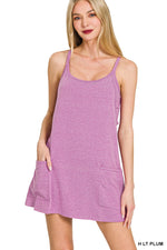 Cortni's Romper Lined Mini Dress