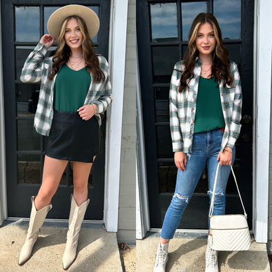 Lightweight Flannel Button Up