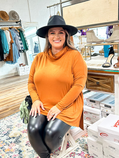 Oversized Cowlneck Top