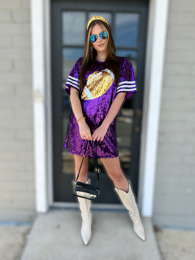 Game Day Sequins Dress
