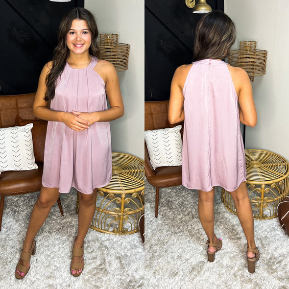 More About You Mauve Dress