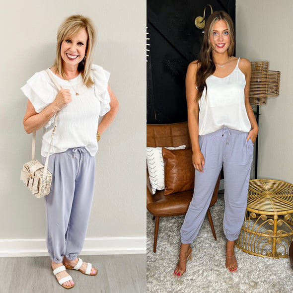 Dusty Blue Joggers