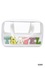 Clear, Chenille Letter Travel Bag