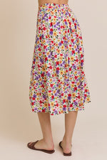 Penny's Floral Midi Skirt