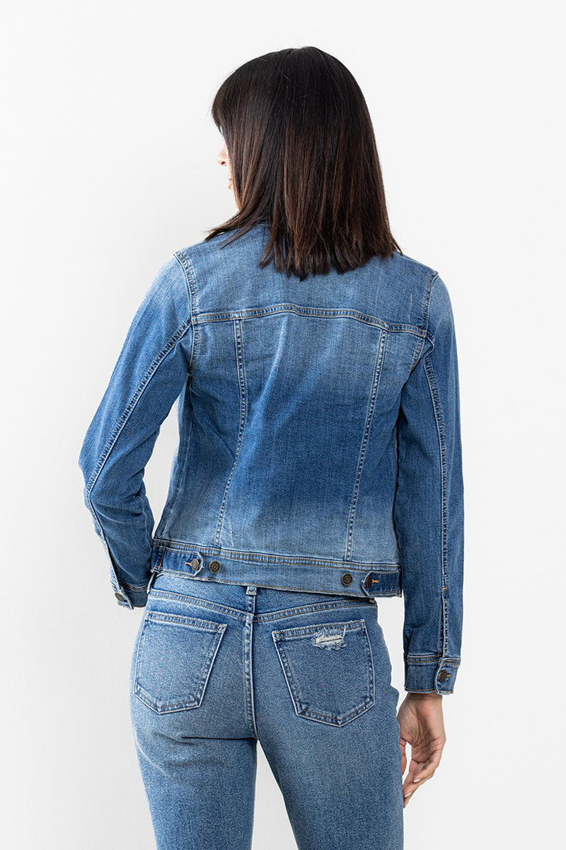 Sandy's Lightly Distressed Denim Jacket