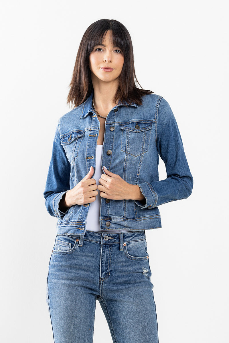 Sandy's Lightly Distressed Denim Jacket