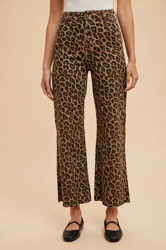 Edge of Ease Wide Leg Cropped Denim