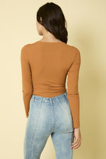 Long Sleeve Square Neck Bodysuit