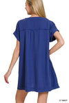 Victoria's V-Neck Double Gauze Dress