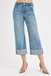 The Leah Tummy Control Cuff Denim