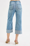 The Leah Tummy Control Cuff Denim