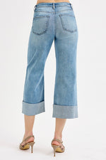The Leah Tummy Control Cuff Denim