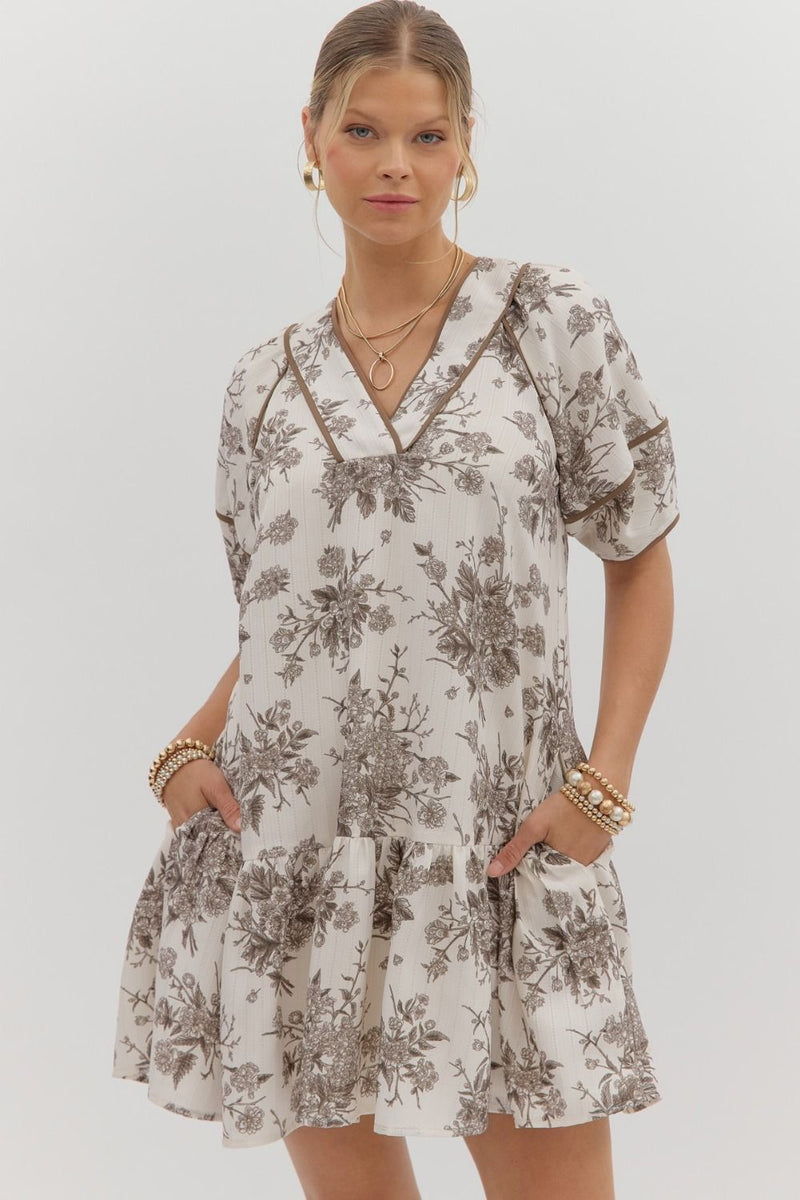 Love You True Floral Mini Dress
