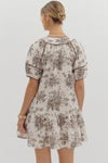 Love You True Floral Mini Dress
