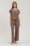 Holly's Round neck Pocket Top