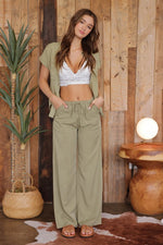 High Waist Wide Leg Pants