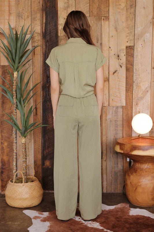 High Waist Wide Leg Pants