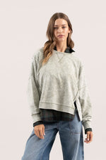 Crewneck Washed Pullover