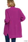Eyelet Open Cardigan Sweater