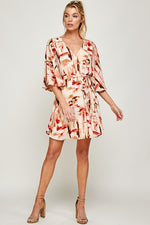 Patricia's Print Mini Dress