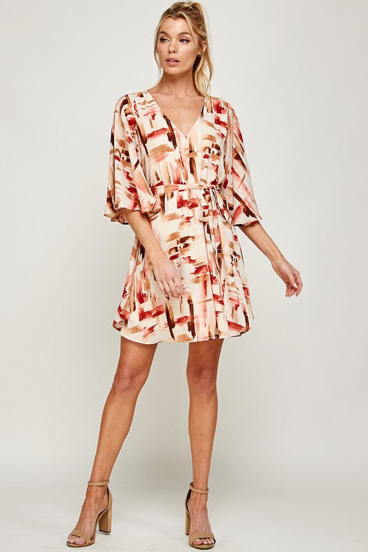 Patricia's Print Mini Dress