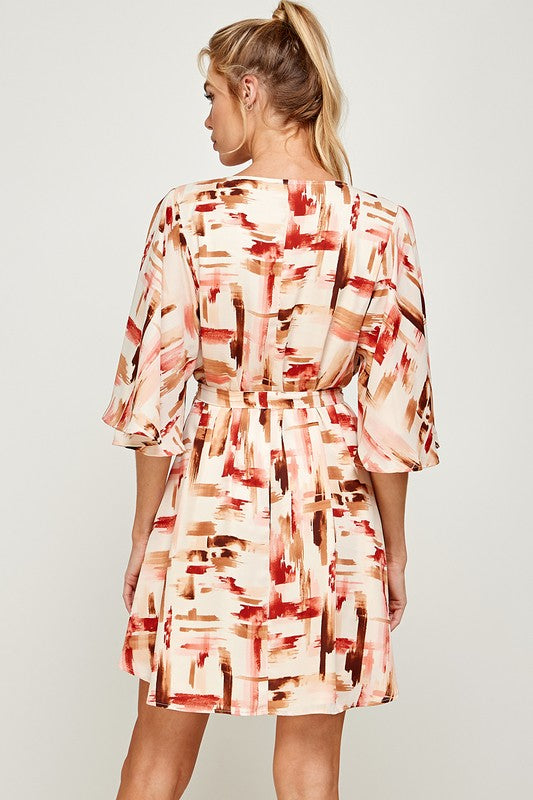 Patricia's Print Mini Dress