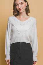 Dream Big Pearl Detail Sweater