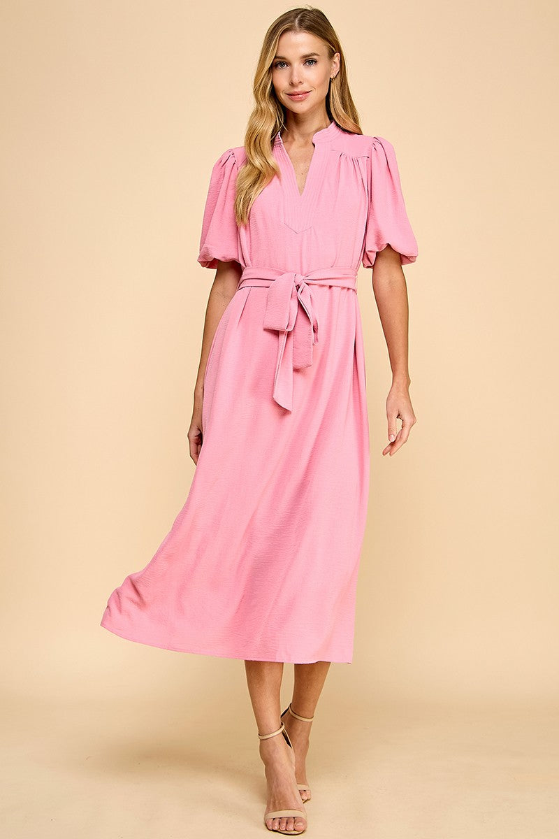 Beautiful Thoughts Bell Sleeved Midi Dress