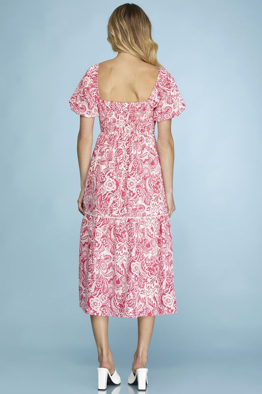 Sweetest Dreams Floral Midi Dress