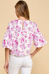 Darling Days Floral Print Blouse