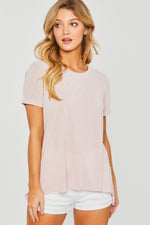 Relaxed Fit Round Neck Tee
