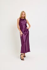 Trisha's Twisted Shoulder Midi Dress