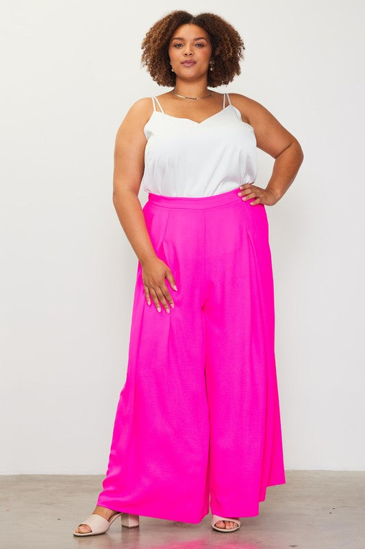 Candy Pink Palazzo Pants