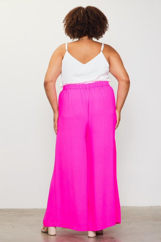Candy Pink Palazzo Pants