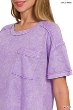 Heidi's Halo Mineral Washed Tee