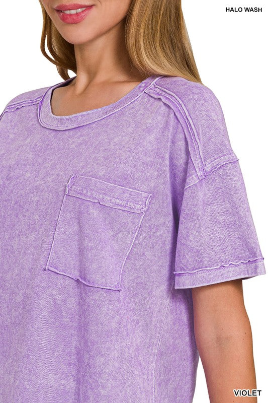 Heidi's Halo Mineral Washed Tee