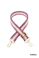 Game Day Striped Crossbody Shoulder Bag Strap