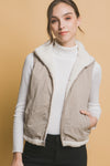 Reversible Fleece Vest With Side Pockets