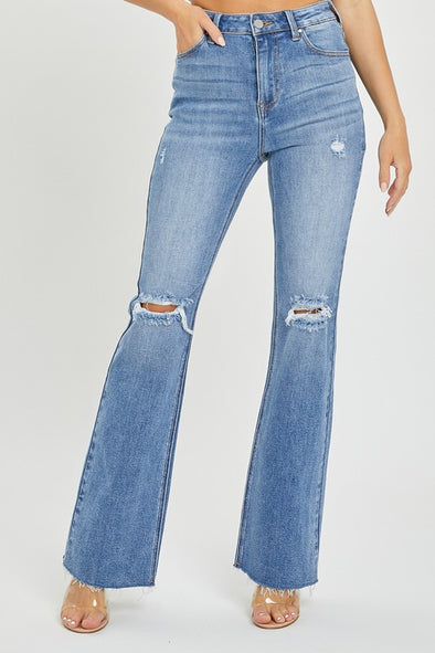 Jacey Risen Distressed Flare