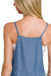 Chambray Enzyme Washed Jumpsuit