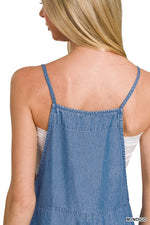 Chambray Enzyme Washed Jumpsuit